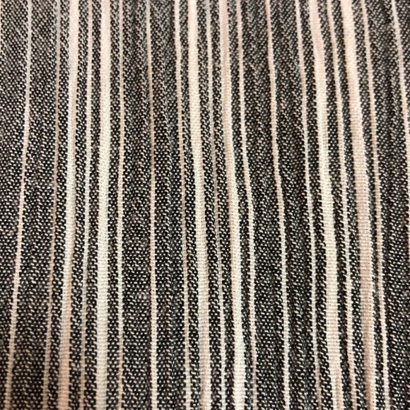 Vtg 90s APPARENZA Size 22W Tunic Length Stripe Gray/White Blouse Textured NEW - Picture 15 of 16